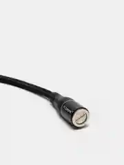 Черный магнитный кабель с быстрой зарядкой 3А и разъемы micro-USB / Type-C / iPhone Lightning