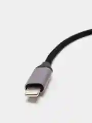 Серебряный кабель - переходник Lightning на 3.5мм AUX для Apple iPhone адаптер