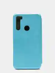 Голубой чехол книжка на Xiaomi Redmi Note 8 / Redmi Note 8 2021 (Сяоми Редми Нот 8, Нот 8 2021)