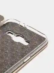 Золотой чехол книжка на Samsung Galaxy J3 2016 (J310 / J320), Самсунг Галакси Джи3 (Джи310 / Джи320)