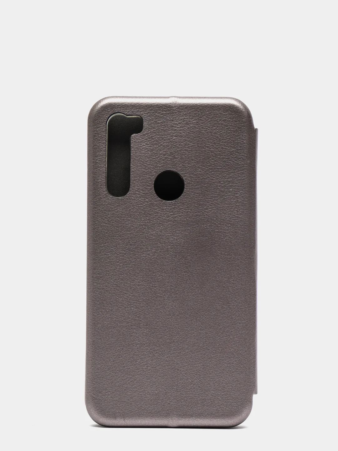 Серебряный чехол книжка на Xiaomi Redmi Note 8 / Redmi Note 8 2021 (Сяоми Редми Нот 8, Нот 8 2021)