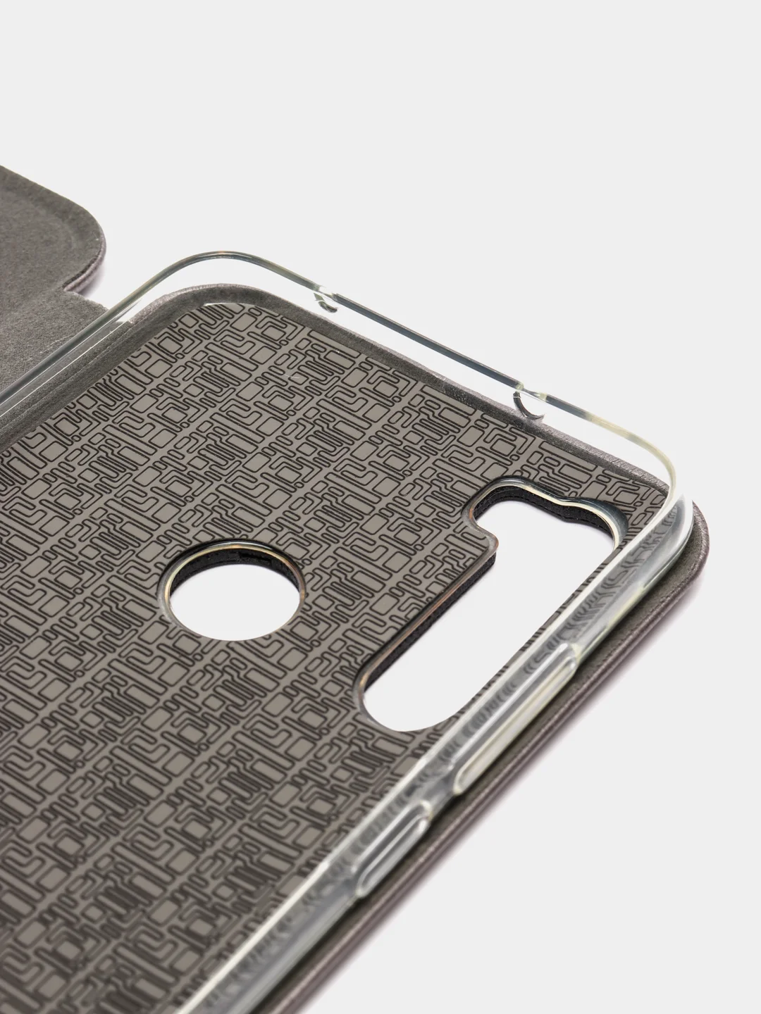 Серебряный чехол книжка на Xiaomi Redmi Note 8 / Redmi Note 8 2021 (Сяоми Редми Нот 8, Нот 8 2021)