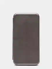 Серебряный чехол книжка на Xiaomi Redmi Note 8 / Redmi Note 8 2021 (Сяоми Редми Нот 8, Нот 8 2021)