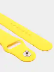 Желтый ремешок, силиконовый, цветной, для Apple Watch, 38, 40, 42, 44, 45, 49 мм