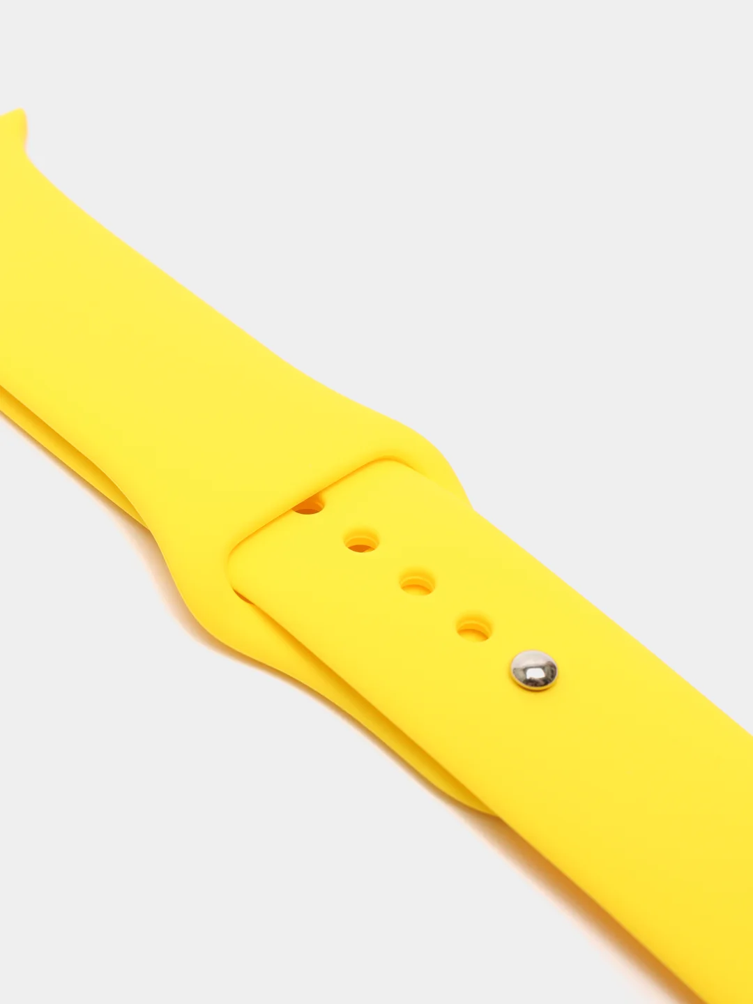 Желтый ремешок, силиконовый, цветной, для Apple Watch, 38, 40, 42, 44, 45, 49 мм