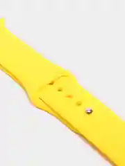 Желтый ремешок, силиконовый, цветной, для Apple Watch, 38, 40, 42, 44, 45, 49 мм