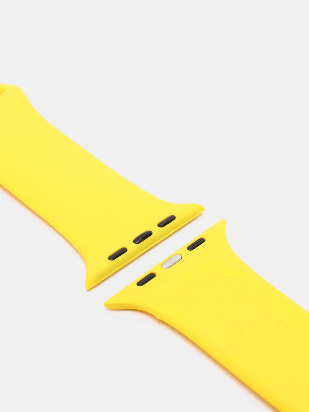 Желтый ремешок, силиконовый, цветной, для Apple Watch, 38, 40, 42, 44, 45, 49 мм
