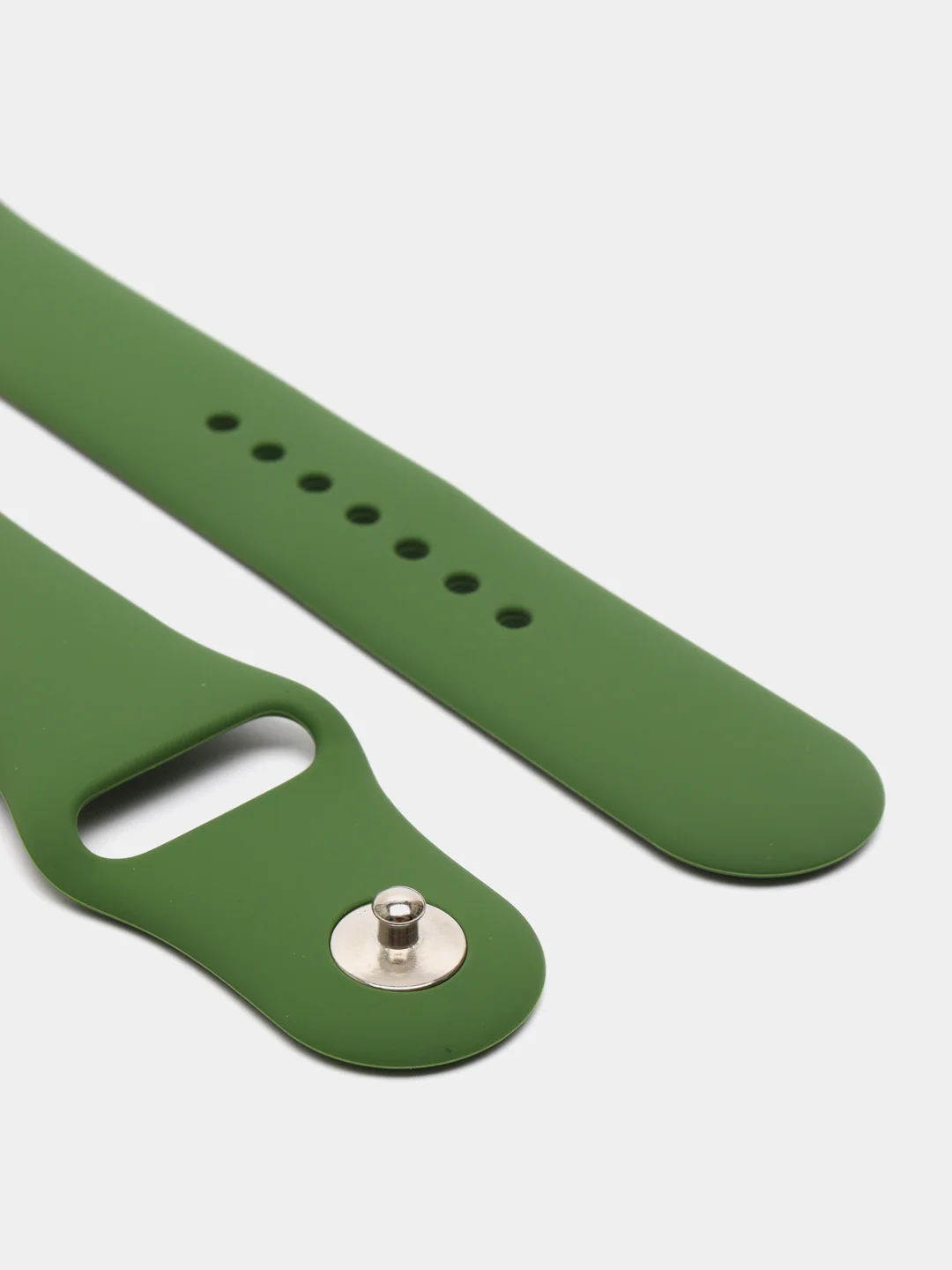 Зеленый ремешок, силиконовый, цветной, для Apple Watch, 38, 40, 42, 44, 45, 49 мм