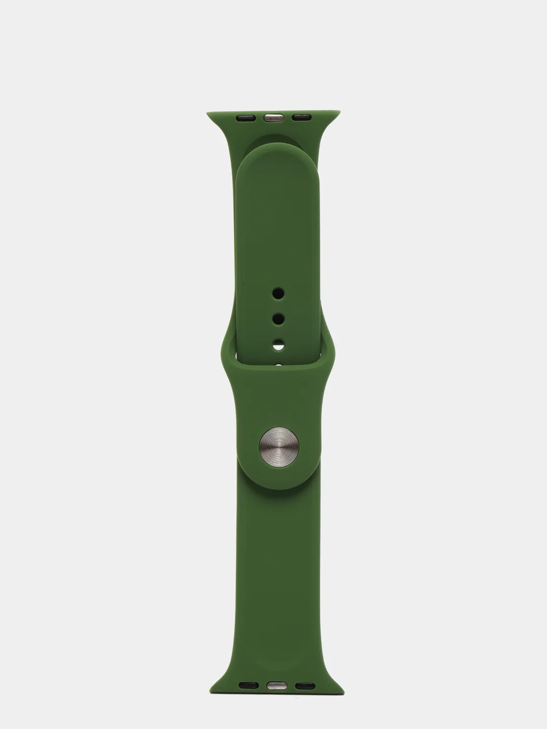 Зеленый ремешок, силиконовый, цветной, для Apple Watch, 38, 40, 42, 44, 45, 49 мм