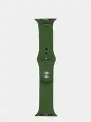 Зеленый ремешок, силиконовый, цветной, для Apple Watch, 38, 40, 42, 44, 45, 49 мм