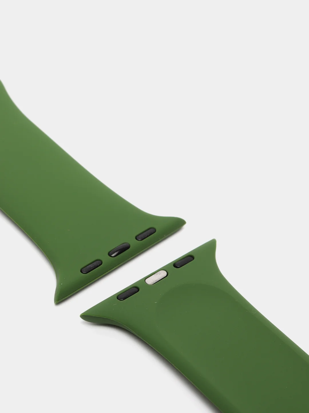 Зеленый ремешок, силиконовый, цветной, для Apple Watch, 38, 40, 42, 44, 45, 49 мм