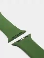 Зеленый ремешок, силиконовый, цветной, для Apple Watch, 38, 40, 42, 44, 45, 49 мм