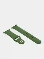 Зеленый ремешок, силиконовый, цветной, для Apple Watch, 38, 40, 42, 44, 45, 49 мм