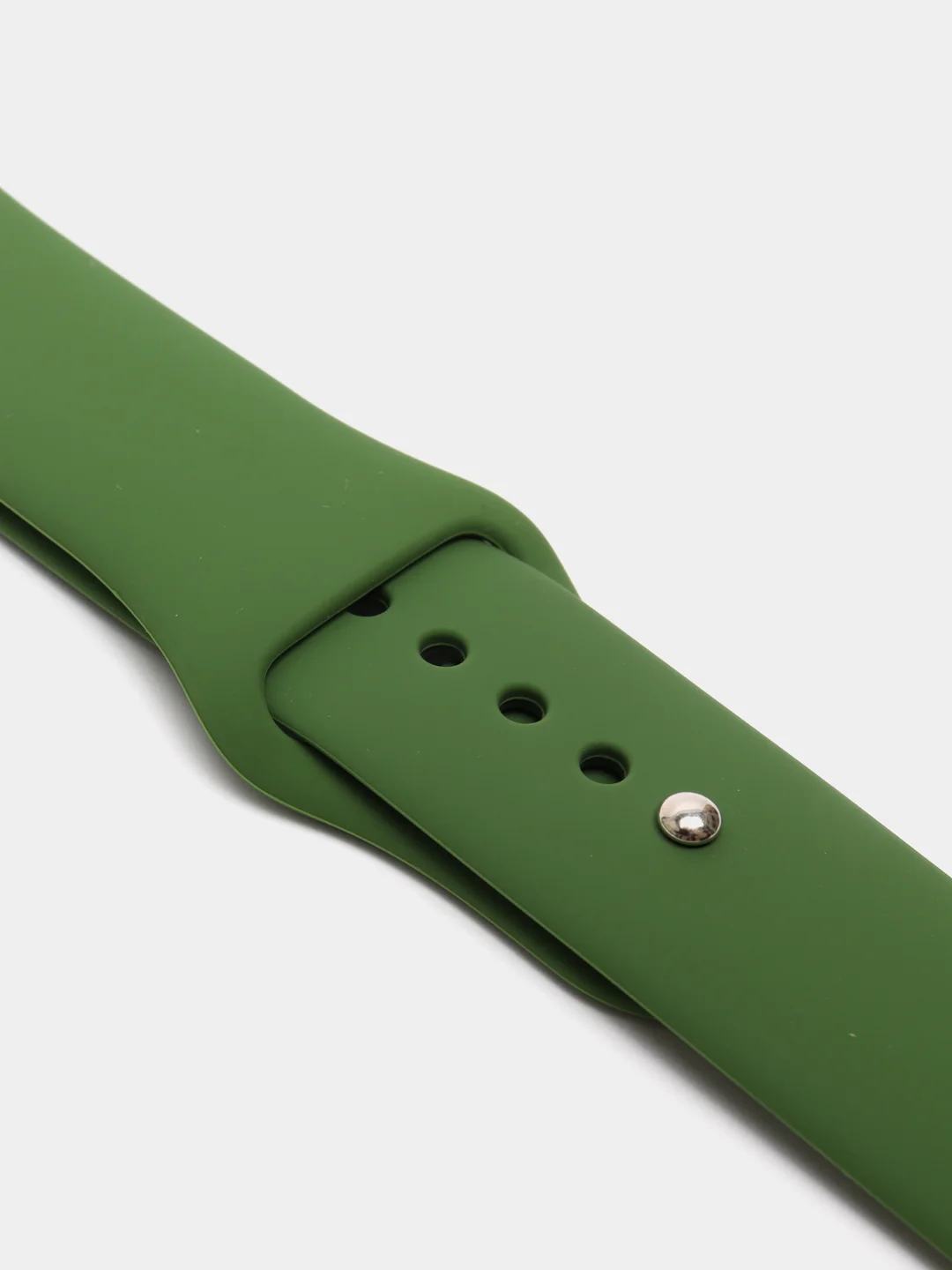Зеленый ремешок, силиконовый, цветной, для Apple Watch, 38, 40, 42, 44, 45, 49 мм