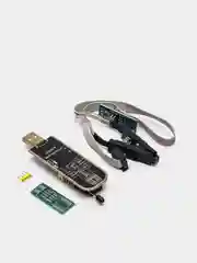 Программатор EEPROM для BIOS на микросхеме CH341 c зажимом-прищепкой для EEPROM 93/25/24