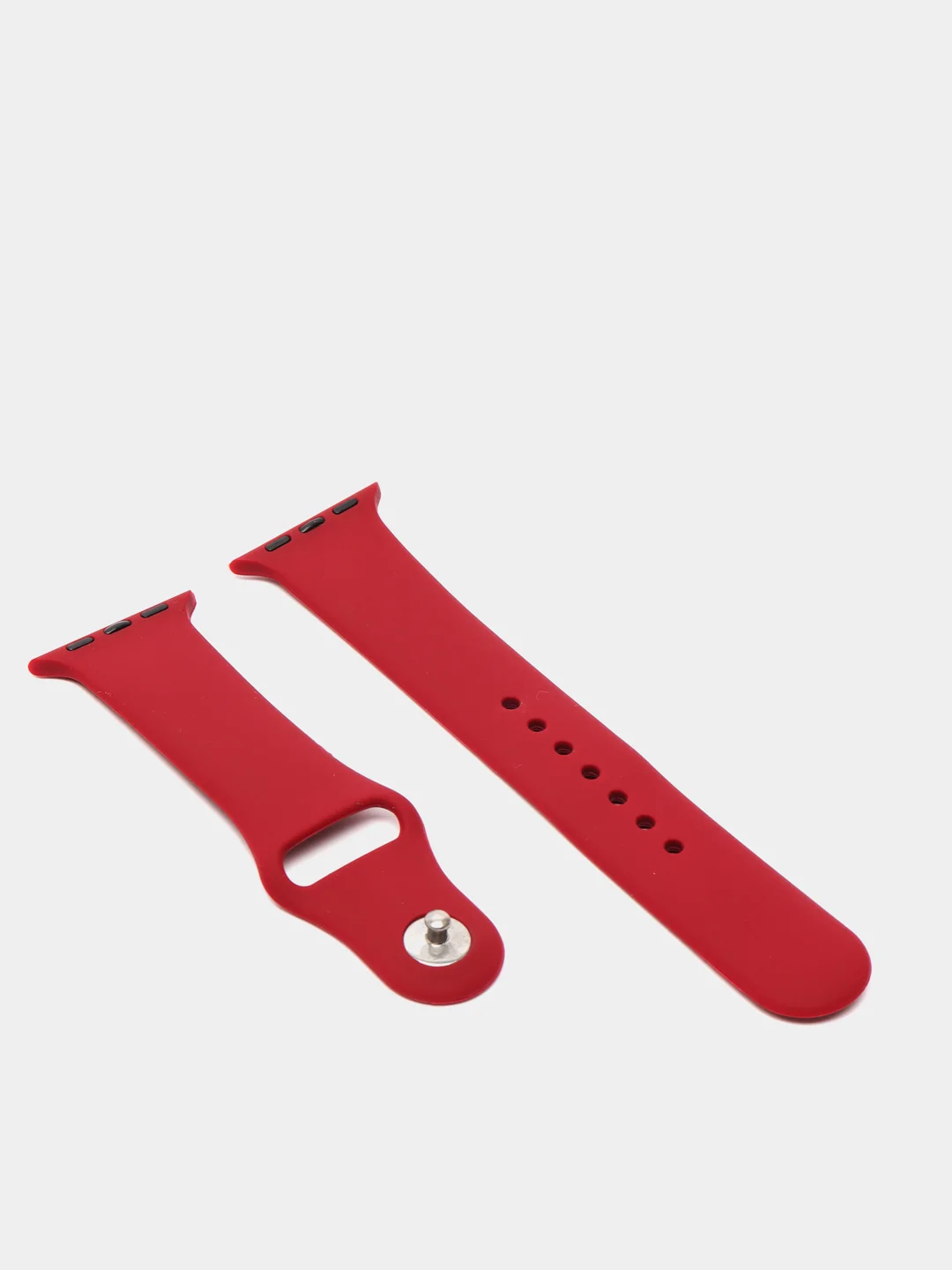 Багровый ремешок, силиконовый, цветной, для Apple Watch, 38, 40, 42, 44, 45, 49 мм