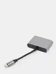Угольный конвертер type C to VGA + HDMI
