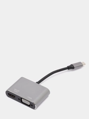 Конвертер type C to VGA + HDMI