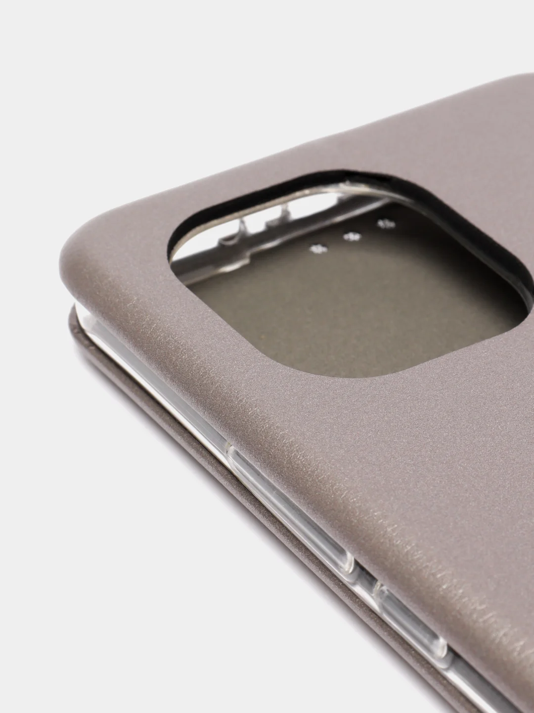 Серый чехол книжка на Realme C11 2020