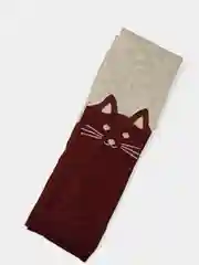 Багровый колготки детские на девочку"Кошка"