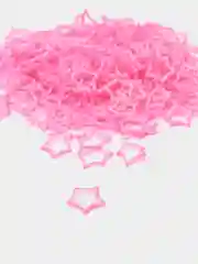 Розовый набор резинок для плетения Loom Bands 600 штук "Звезда"