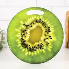 Доска разделочная круглая, кухонная, "Киви в разрезе", 26,5 см