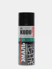 Черный универсальная алкидная глянцевая аэрозольная краска KUDO, 520 мл
