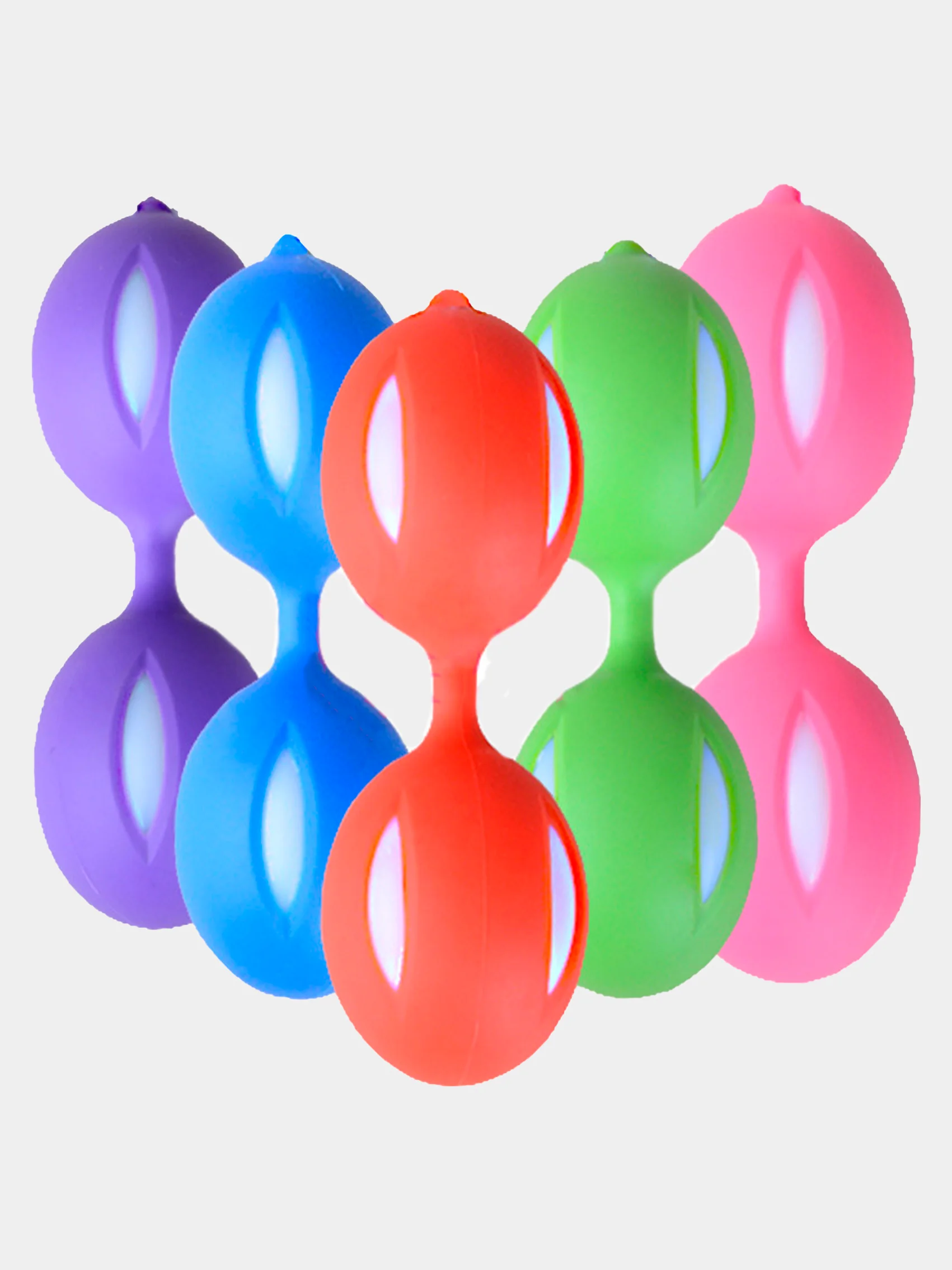 Желтый вагинальный тренажёр "Тренажёр шарики Кегеля""Kegel Balls"