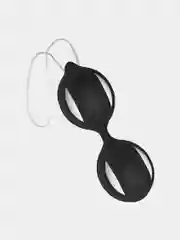 Черный вагинальный тренажёр "Тренажёр шарики Кегеля""Kegel Balls"