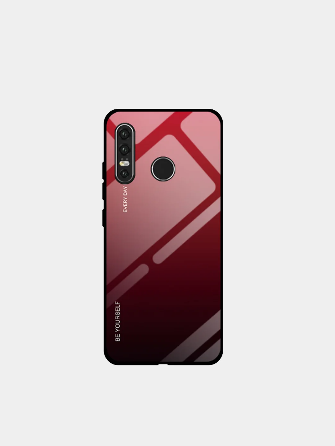 Красный градиентный чехол из закалённого стекла на Honor Y8P, 10S, 30Pro, 30Pro+, 30, Mate 40Pro