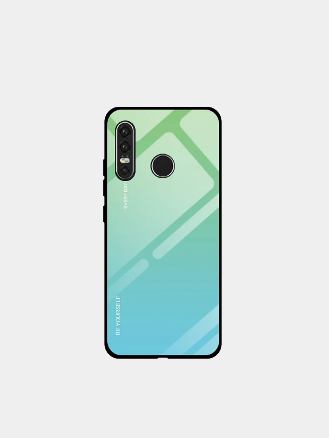 Бирюзовый градиентный чехол из закалённого стекла на Honor Y8P, 10S, 30Pro, 30Pro+, 30, Mate 40Pro