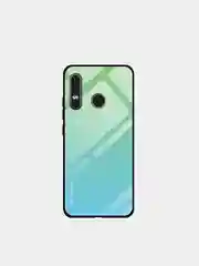 Бирюзовый градиентный чехол из закалённого стекла на Honor Y8P, 10S, 30Pro, 30Pro+, 30, Mate 40Pro