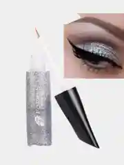 Серебряный подводка для глаз с блестками Farres