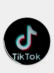 Прозрачный попсокет TikTok для смартфона (Tik tok, тик ток, тикток)