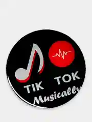 Алый попсокет TikTok для смартфона (Tik tok, тик ток, тикток)