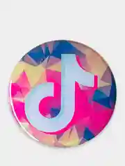Карамельный попсокет TikTok для смартфона (Tik tok, тик ток, тикток)