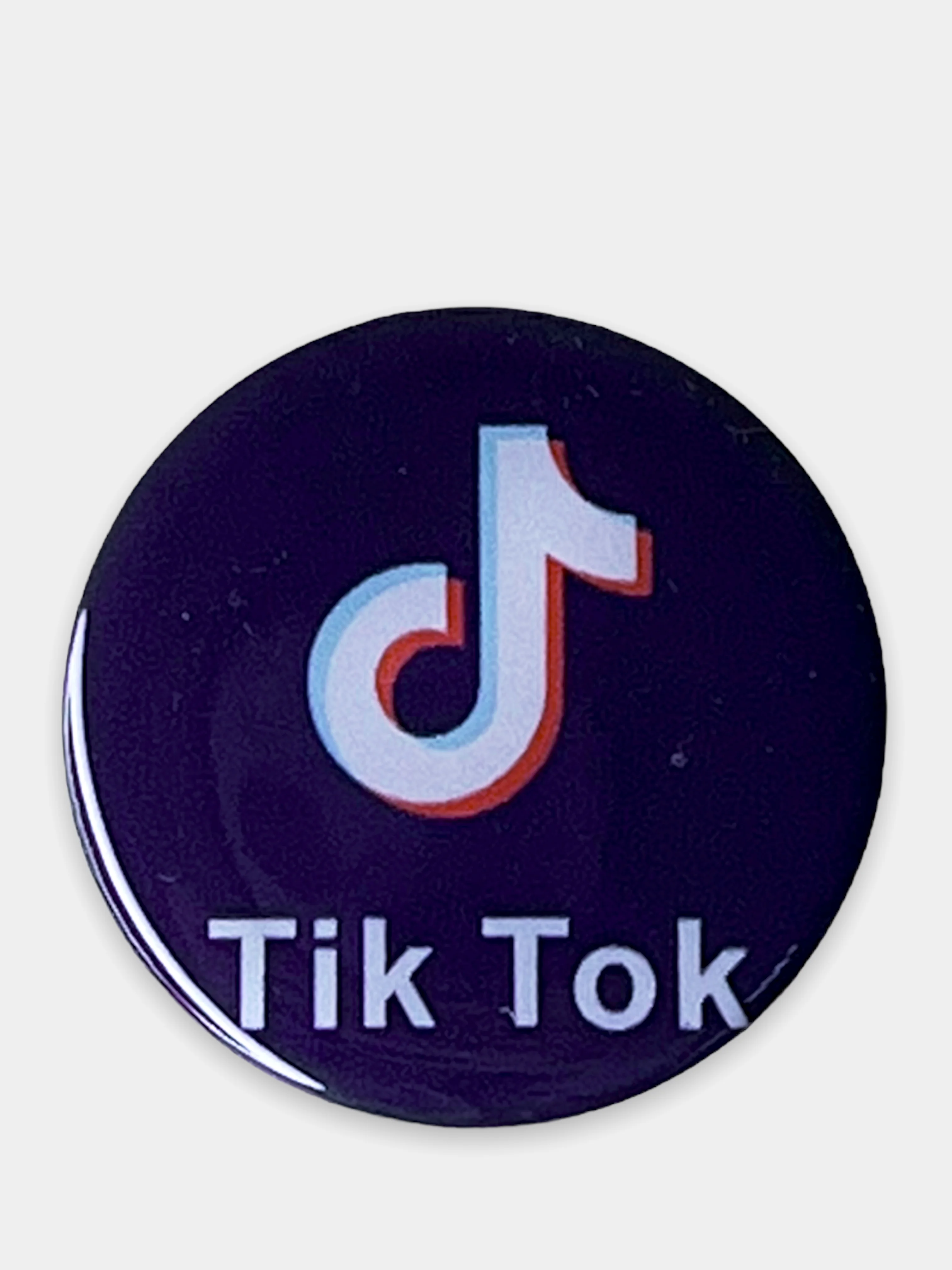 Лавандовый попсокет TikTok для смартфона (Tik tok, тик ток, тикток)