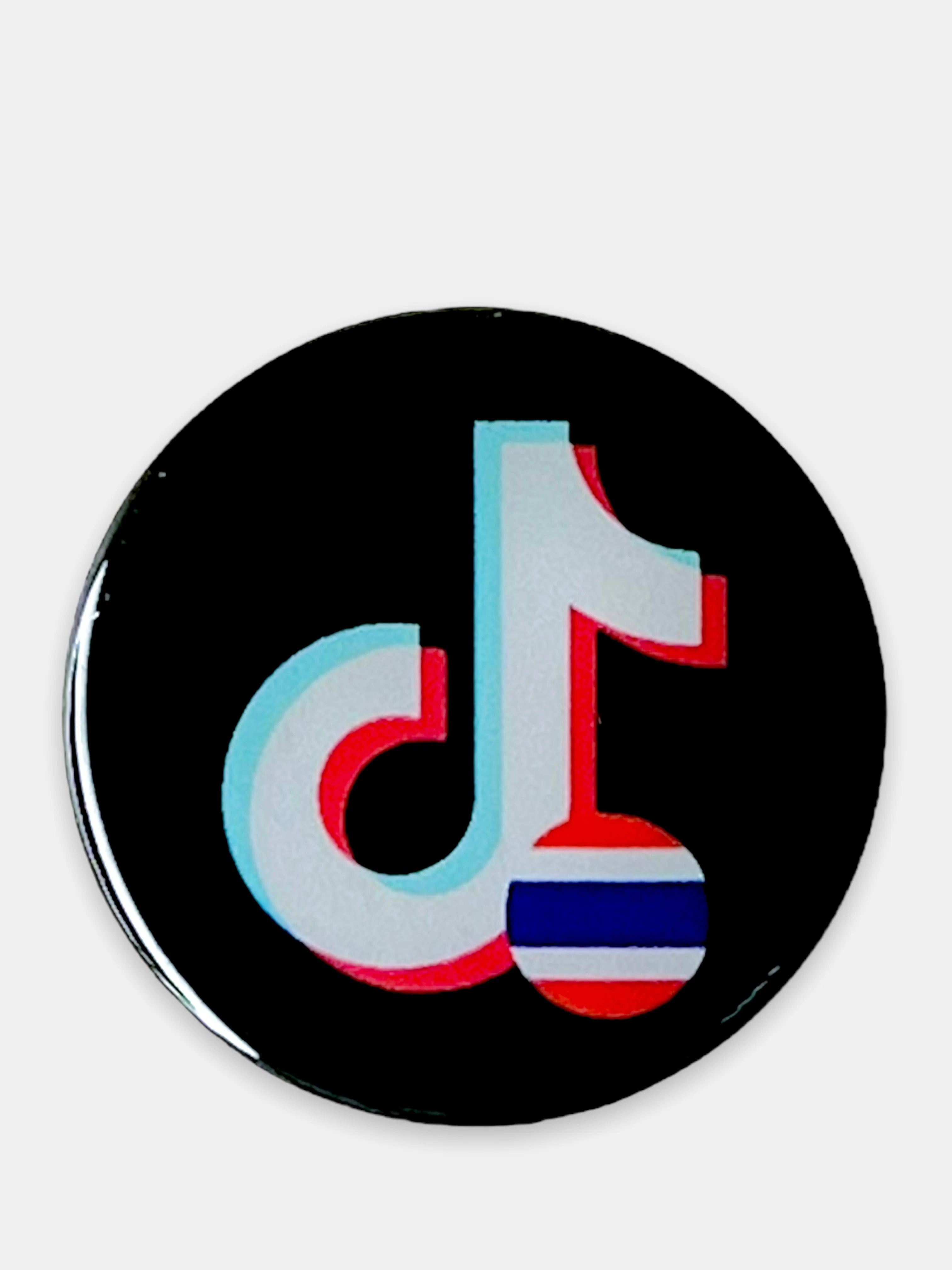 Медный попсокет TikTok для смартфона (Tik tok, тик ток, тикток)