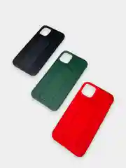 Чехол Apple iPhone 11 (6.1) силиконовый под кожу с подставкой