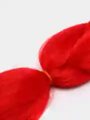 Красный канекалон для вплетения в волосы