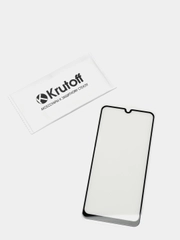 Стекло защитное Full Glue Krutoff для Samsung Galaxy A31, черное