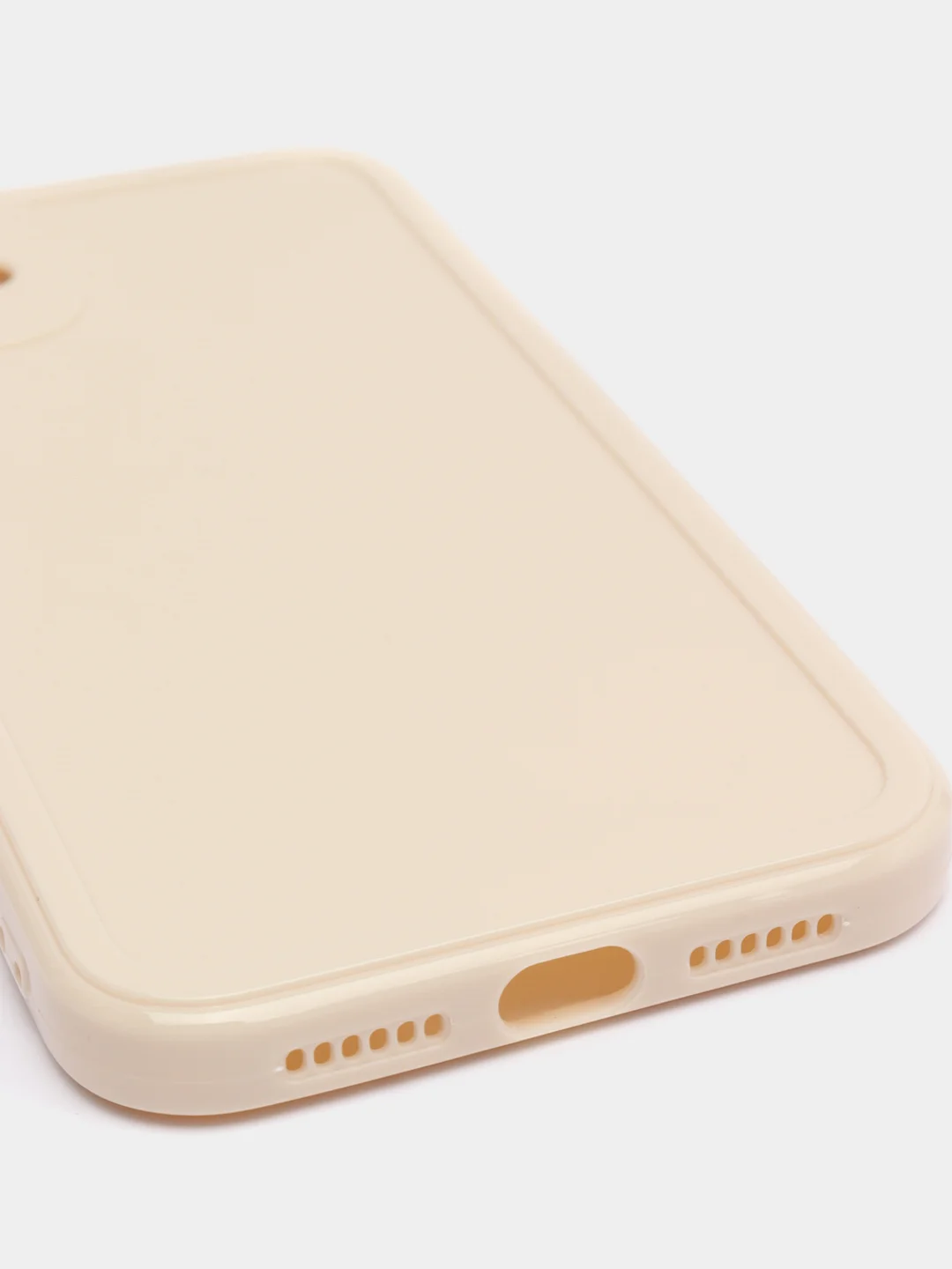 Бежевый чехол для iPhone 7 8 Plus XR X XS 11 12 13 Pro Max mini с защитой камеры айфон про макс