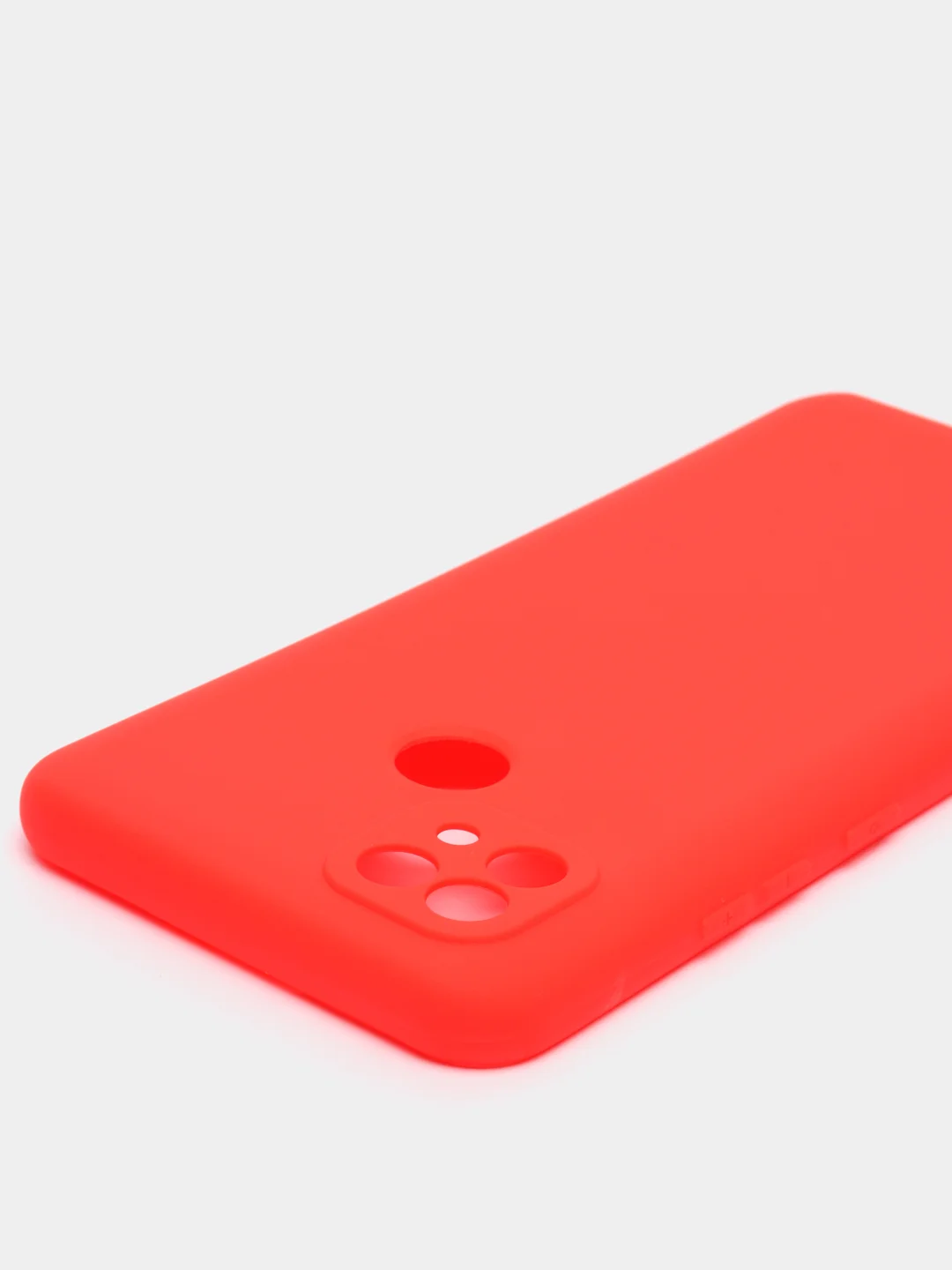 Красный чехол для Realme C21 силиконовый матовый, цветной
