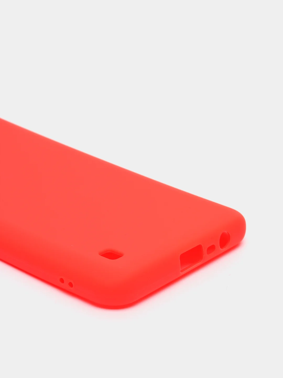 Красный чехол для Realme C21 силиконовый матовый, цветной