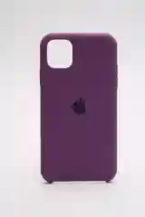 Пурпурный чехол Silicone case для iPhone 11 с открытым низом