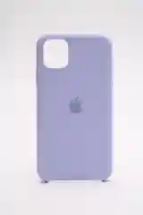 Лавандовый чехол Silicone case для iPhone 11 с открытым низом