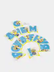 Minions 2. Гирлянда поздравительная "С Днем рождения!" (3D дизайн)