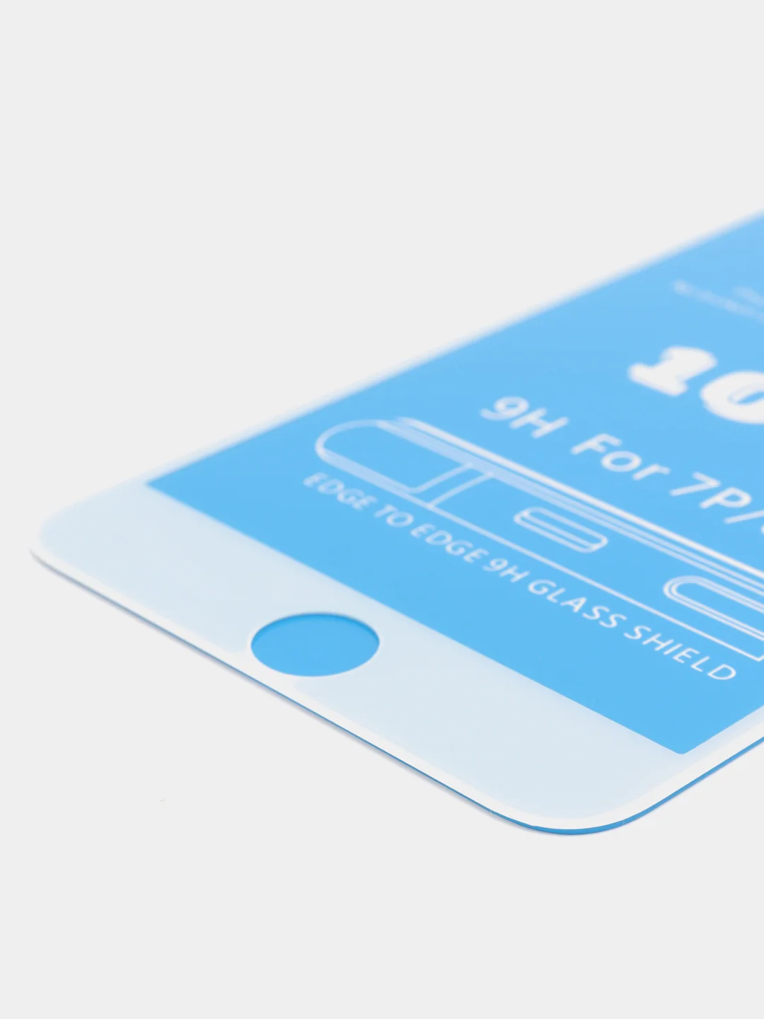 Белый защитное стекло 10D для Apple iPhone 6, 6Рlus, 7,8, 7Рlus, X, XS, ХR, 11, 12