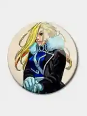 Багровый значки по мотивам аниме Стальной Алхимик (Fullmetal Alchemist)