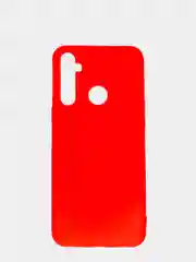 Красный чехол Realme C3 / 5 / 6i Реалми С3 / 6ай силиконовый цветной матовый